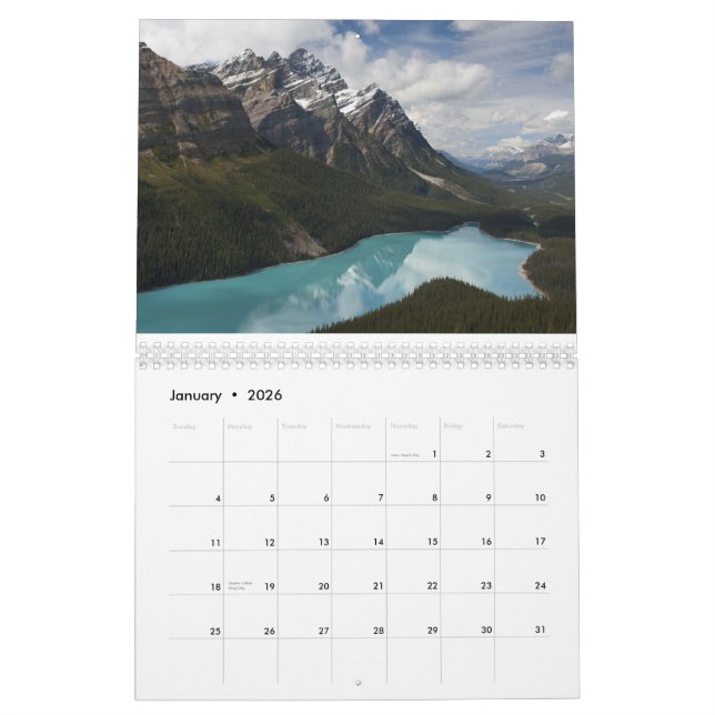 Banff nationalparkkalender kalender (Jan 2026)