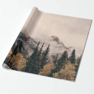 Banff nationalparksskumma berg och skogar i  presentpapper