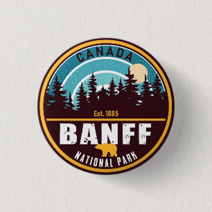Banff NP Canada Rocky mountains Vintage Souvenirs Knapp