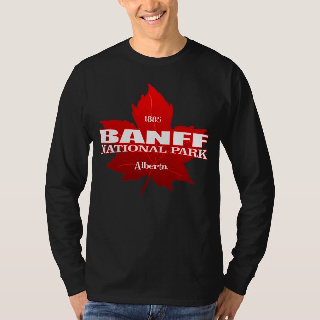 Banff NP (maple leaf) T Shirt (Framsida)