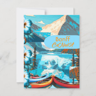 Banff Park Travel Postcard, vykort, Albe Vykort