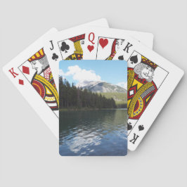 Banff som leker kort kortlek