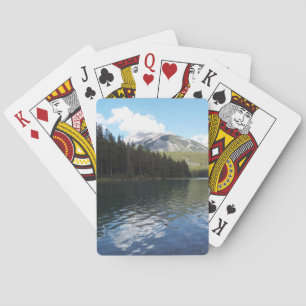 Banff som leker kort kortlek