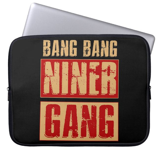 Bang Bang Niner Gang Laptop Fodral (Framsidan)