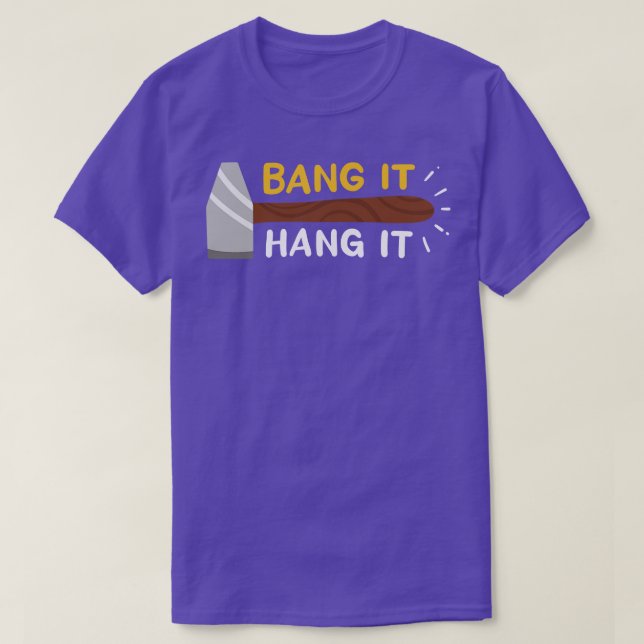 Bang den och vänta den t shirt (Design framsida)