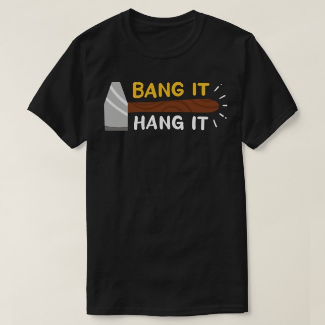 Bang den och vänta den t shirt (Design framsida)