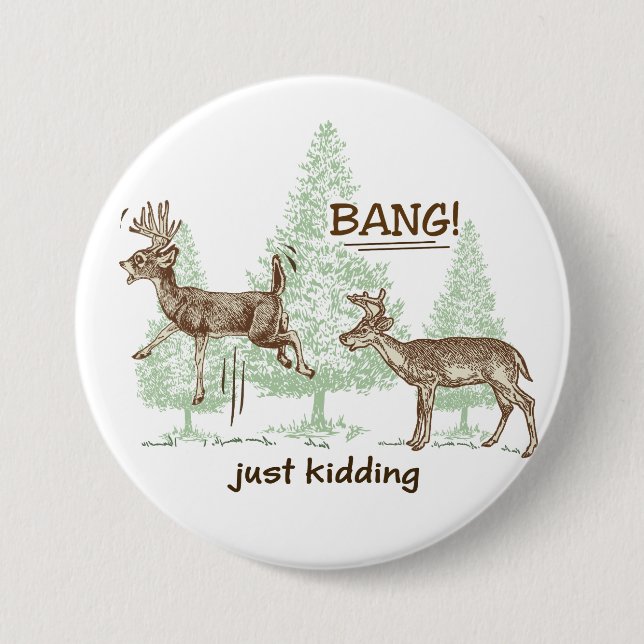 Bang! Kidding! Hunting Humor Knapp (Framsida)