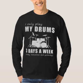 Bang och Laugh - Jag spelar bara mina drums tre da T Shirt
