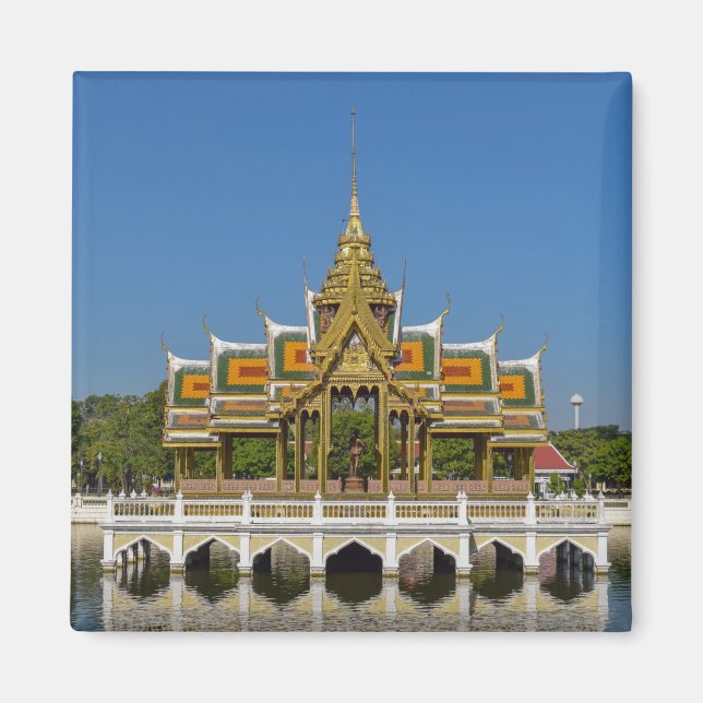 Bang Pa-In-Royal Palace i Thailand Magnet (Framsidan)