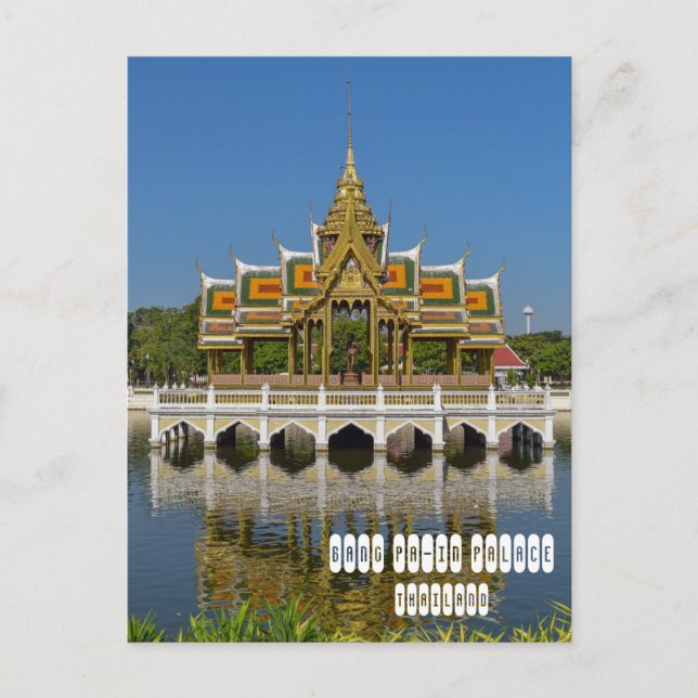 Bang Pa-In-Royal Palace Vykort (Framsida)