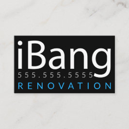 Bang. Renovering av tak Visitkort