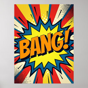 BANG! Stil Poster den moderna Tecknaden för popkon