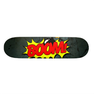 Bang - tecknaden undertecknar/skateboarden skateboard bräda 20 cm