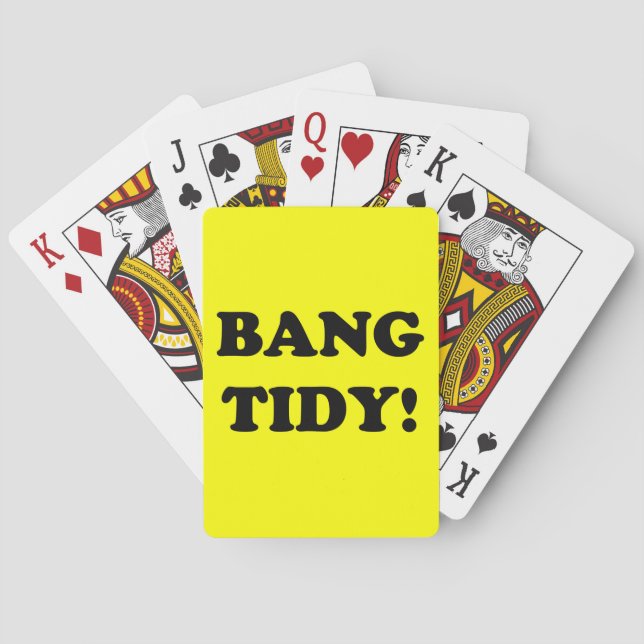 "BANG TIDY!" KORTLEK (Baksidan)