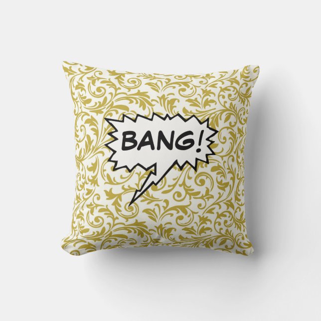 Bang ZZZZ Tal Bubbles Square Pillow Kudde (Framsida)