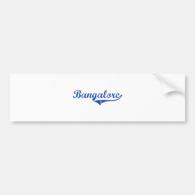 Bangalore stadsklassiker bildekal (Framsidan)
