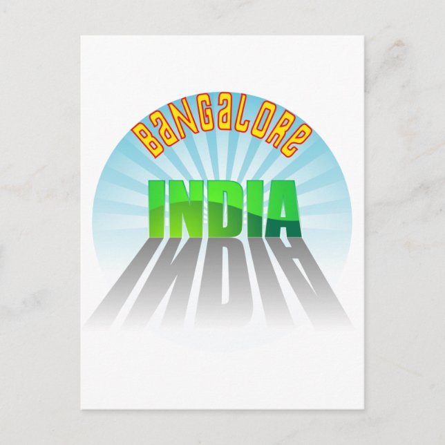 Bangalore Vykort (Framsida)