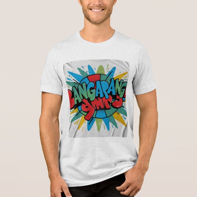 Bangarang! Vibrant Canvas Art T-Shirt (Framsida)