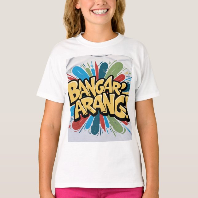 Bangarang! Vibrant Canvas T-Shirt (Framsida)