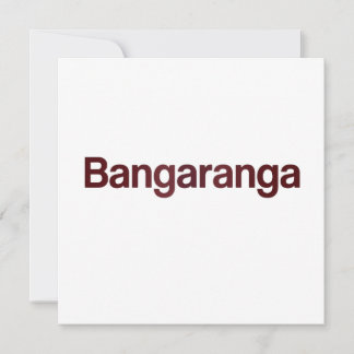 Bangaranga rolig gratulationskort | Excentrisk Ret Julkort