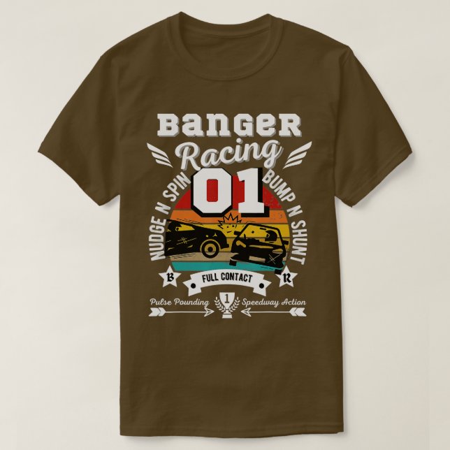 Banger Tävla Motorsport T Shirt (Design framsida)