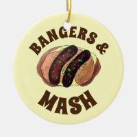 Bangers och Mash Sause Potatis British UK Food