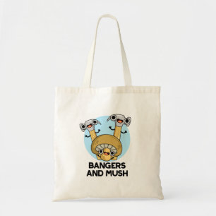 Bangers och Mush Funny English Food Pun Tygkasse