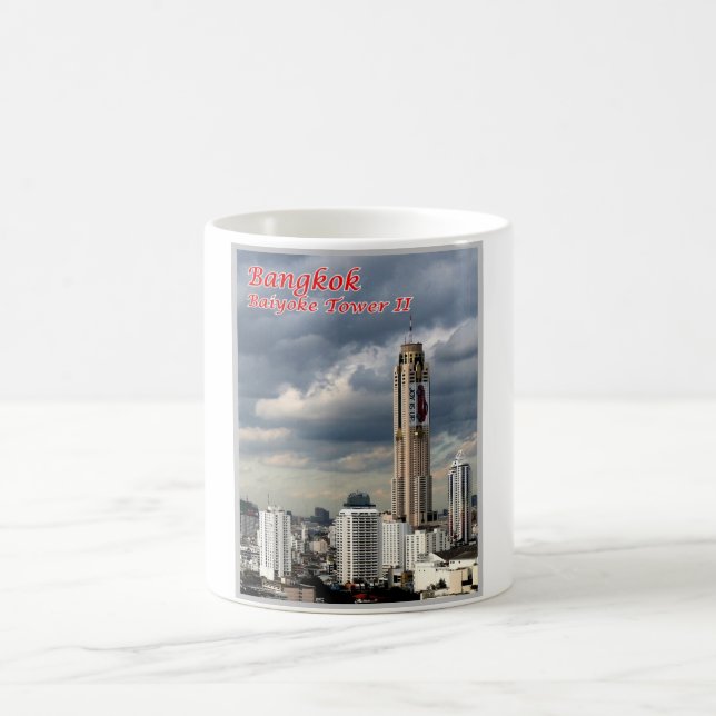 Bangkok - Bayoke Torn II - Thailand - Kaffemugg (Center)