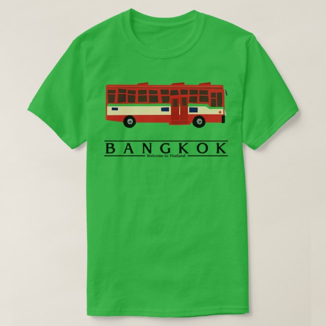 Bangkok Buss Thailand T Shirt (Design framsida)