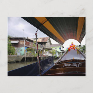 bangkok canal vykort