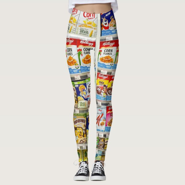 Bangkok Cereal Shelves: Foodland Editorial Leggings (Framsida)