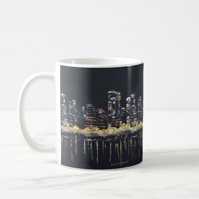 Bangkok horisontmugg kaffemugg (Vänster)