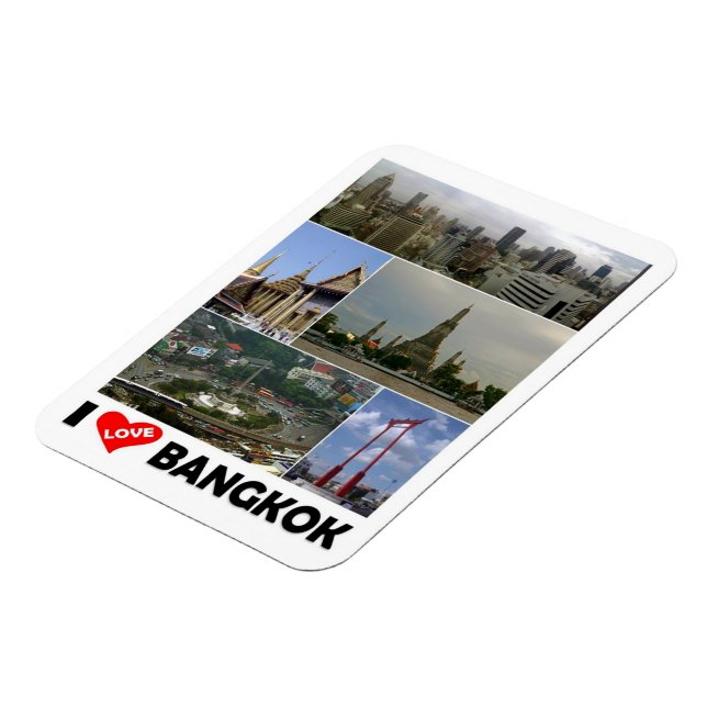Bangkok - I Kärlek - Thailand - Magnet (Vänstra Sidan)