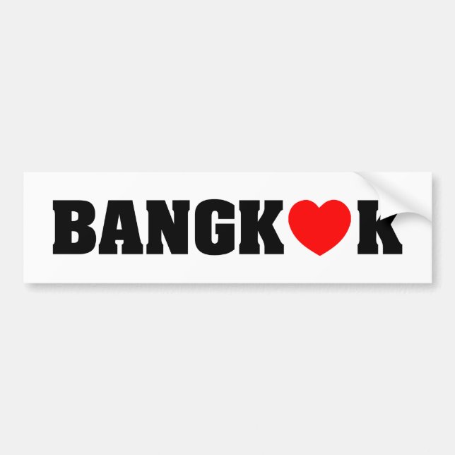 BANGKOK KÄRLEK BILDEKAL (Framsidan)