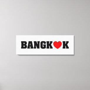 BANGKOK KÄRLEK CANVASTRYCK