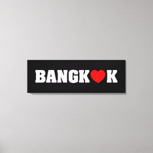 BANGKOK KÄRLEK CANVASTRYCK