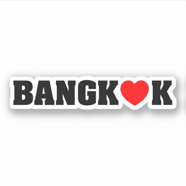 BANGKOK KÄRLEK KLISTERMÄRKEN (Framsida)