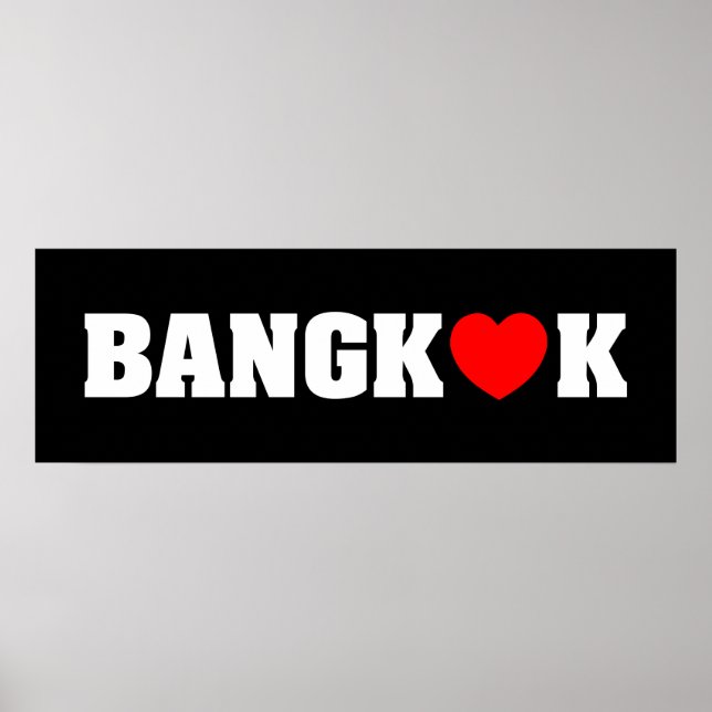 BANGKOK KÄRLEK POSTER (Framsidan)