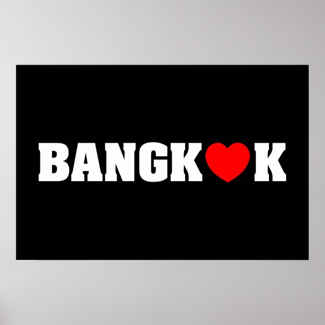 BANGKOK KÄRLEK POSTER (Framsidan)