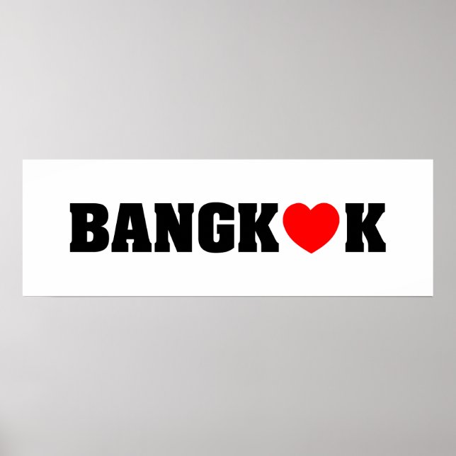 BANGKOK KÄRLEK POSTER (Framsidan)