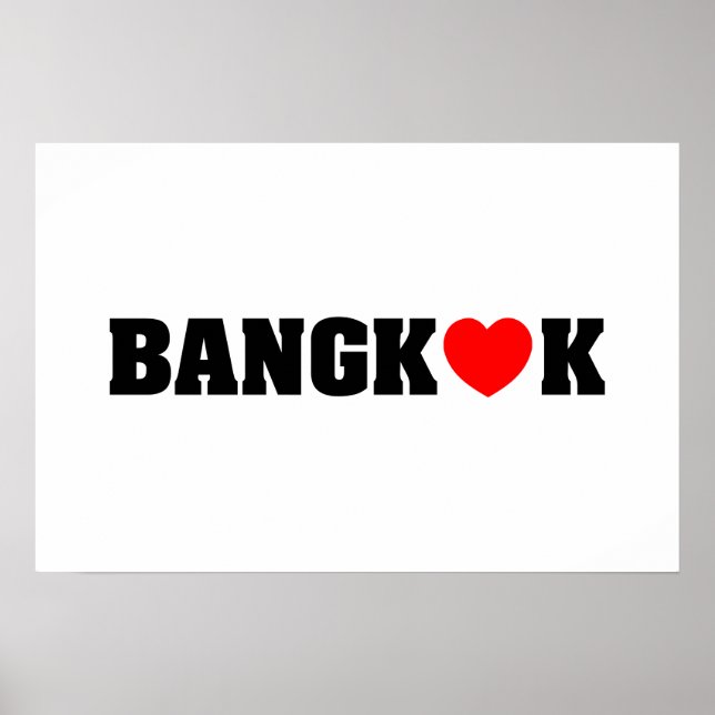 BANGKOK KÄRLEK POSTER (Framsidan)