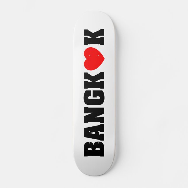 BANGKOK KÄRLEK SKATEBOARD BRÄDA 20,5 CM (Framsida)