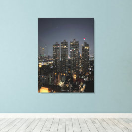 Bangkok nattliv Fotografi Gift Idea Canvastryck