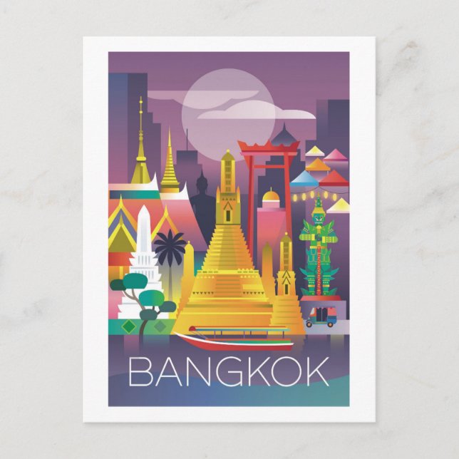 Bangkok Postcard Vykort (Framsida)