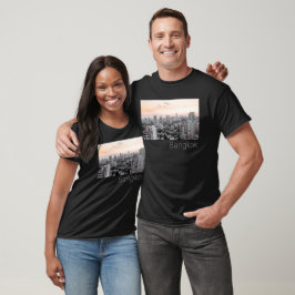 Bangkok Skyline Sunset Panorama BKK Thailand T Shirt