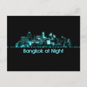 Bangkok Skyline Vykort
