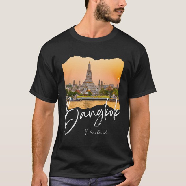 Bangkok Souvenir Bangkok T Shirt (Framsida)