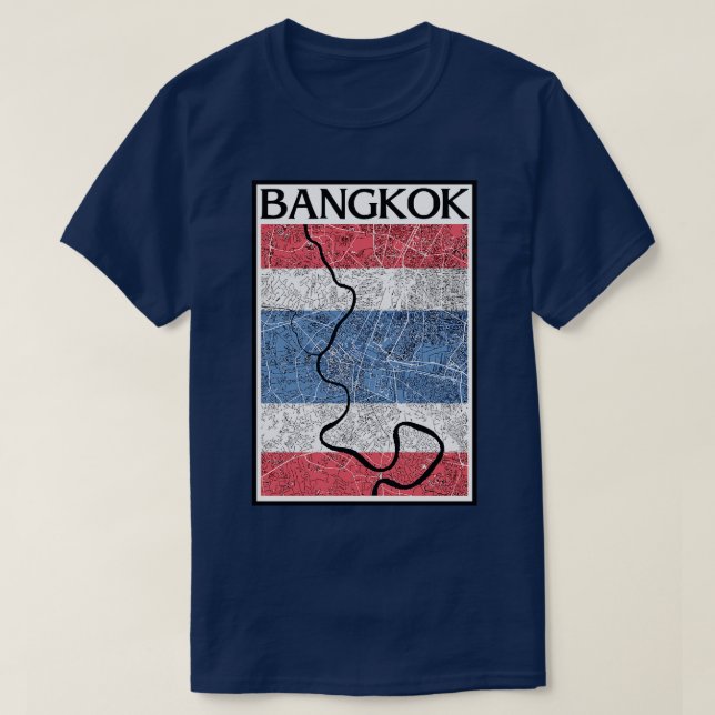 Bangkok Thailand 5 T Shirt (Design framsida)