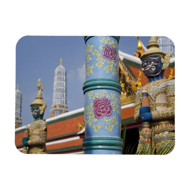 Bangkok, Thailand. Bangkoks stora palats 2 Magnet (Horisontell)