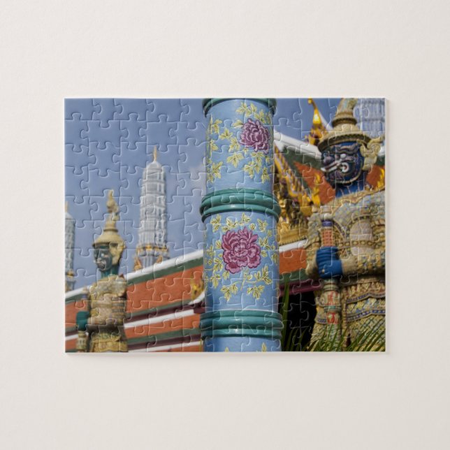 Bangkok, Thailand. Bangkoks stora palats 2 Pussel (Horisontell)